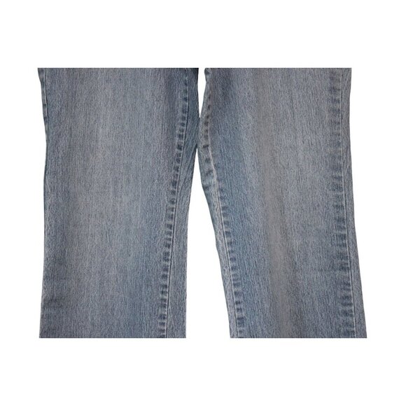 Vintage Y2K No Boundaries Jeans Size 15 Wide Leg Mid Rise Light Wash Denim - Picture 3 of 11